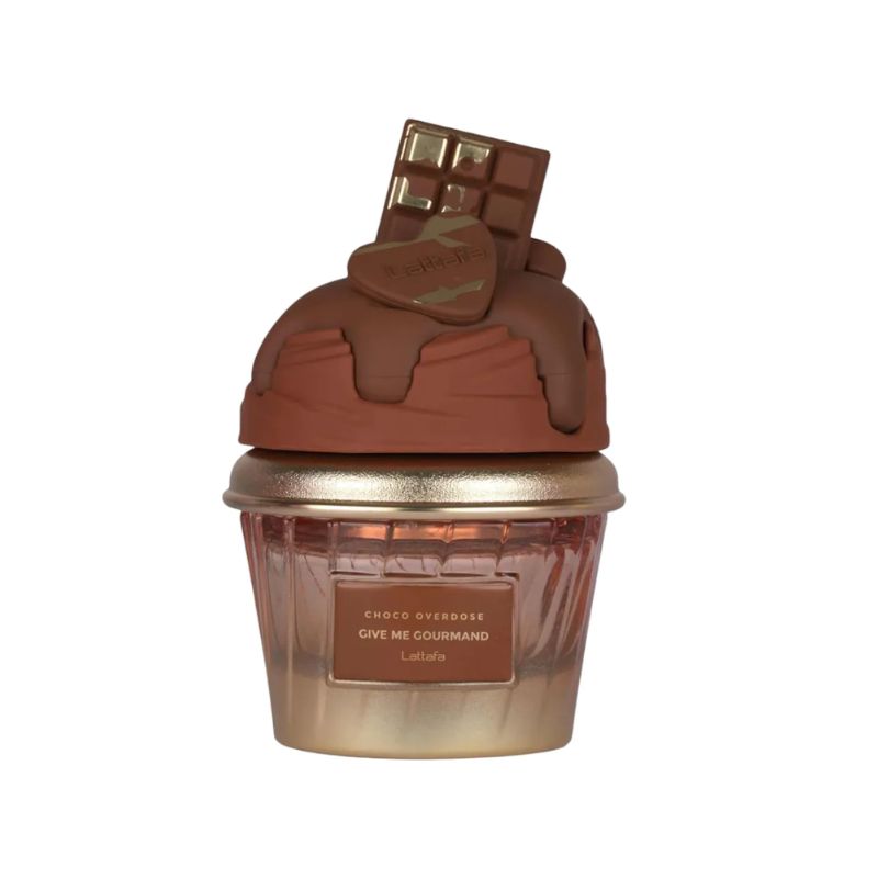 Lattafa Choco Overdose Give Me Gourmand — perfume mujer original en Colombia | Disfragancias