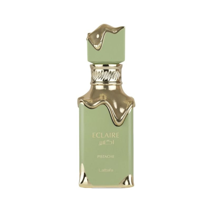 Lattafa Eclaire Pistache — perfume mujer original en Colombia | Disfragancias
