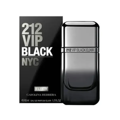 Carolina Herrera 212 VIP Black Elixir — perfume hombre original en Colombia | Disfragancias