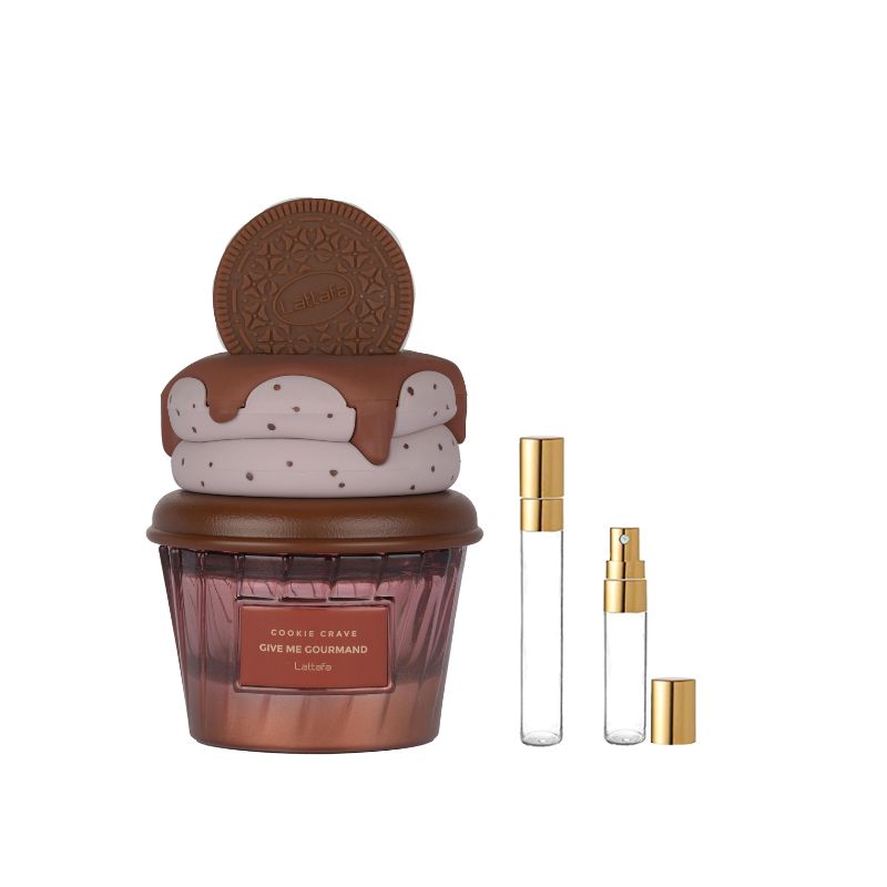 Lattafa Cookie Crave Give Me Gourmand — perfume mujer original en Colombia | Disfragancias