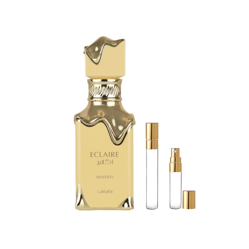 Lattafa Eclaire Banoffi — perfume mujer original en Colombia | Disfragancias