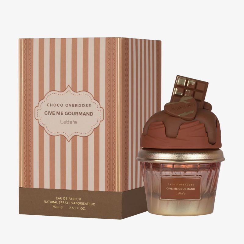 Lattafa Choco Overdose Give Me Gourmand — perfume mujer original en Colombia | Disfragancias