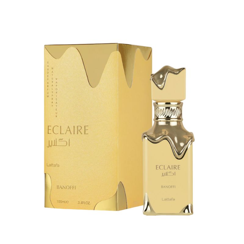 Lattafa Eclaire Banoffi — perfume mujer original en Colombia | Disfragancias