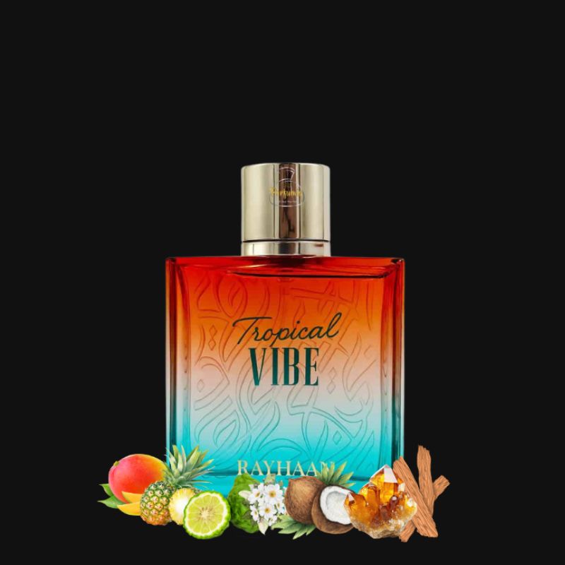 Rayhaan Tropical Vibe — perfume hombre original en Colombia | Disfragancias