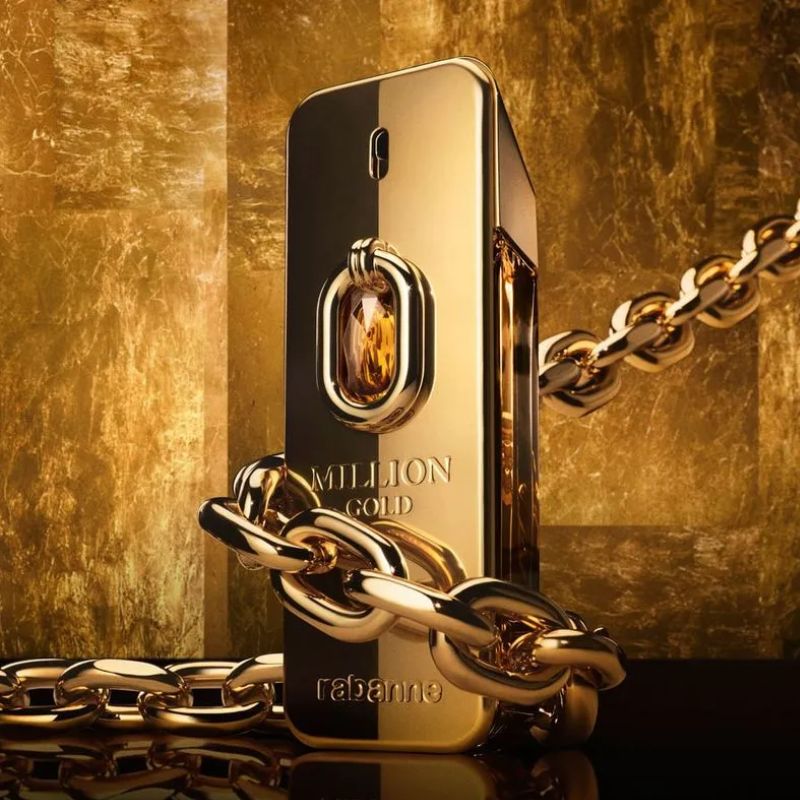 Rabanne One Million Gold elixir — perfume hombre original en Colombia | Disfragancias