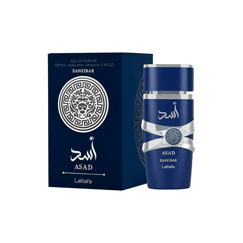 Lattafa Asad Zanzibar — perfume hombre original en Colombia | Disfragancias