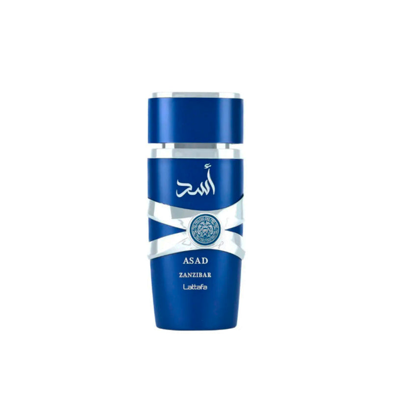 Lattafa Asad Zanzibar — perfume hombre original en Colombia | Disfragancias