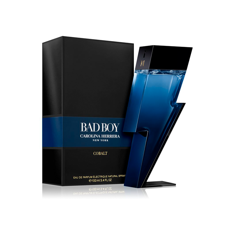 Carolina Herrera Bad Boy Cobalt — perfume hombre original en Colombia | Disfragancias