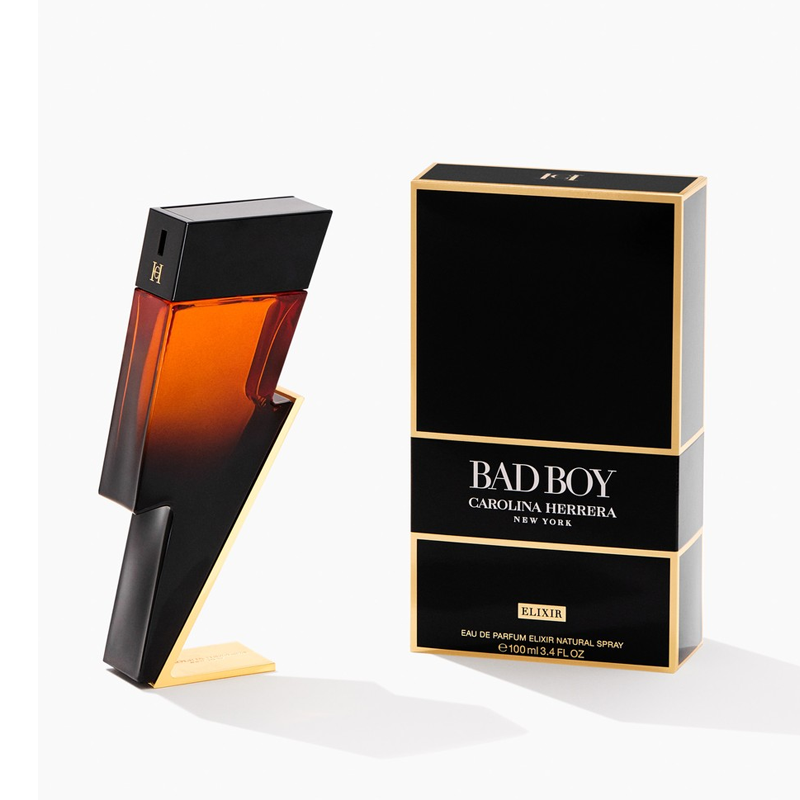 Carolina Herrera Bad Boy Elixir — perfume hombre original en Colombia | Disfragancias