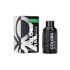 Benetton Colors Man Black Intenso — perfume hombre original en Colombia | Disfragancias