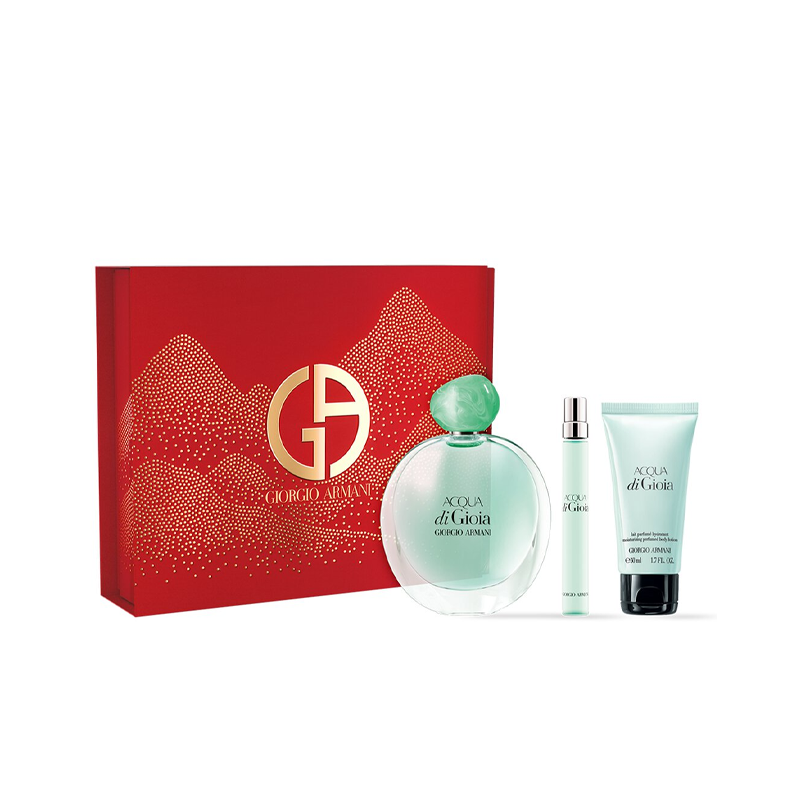 Giorgio armani acqua di gioia set de regalo — perfume mujer original en Colombia | Disfragancias