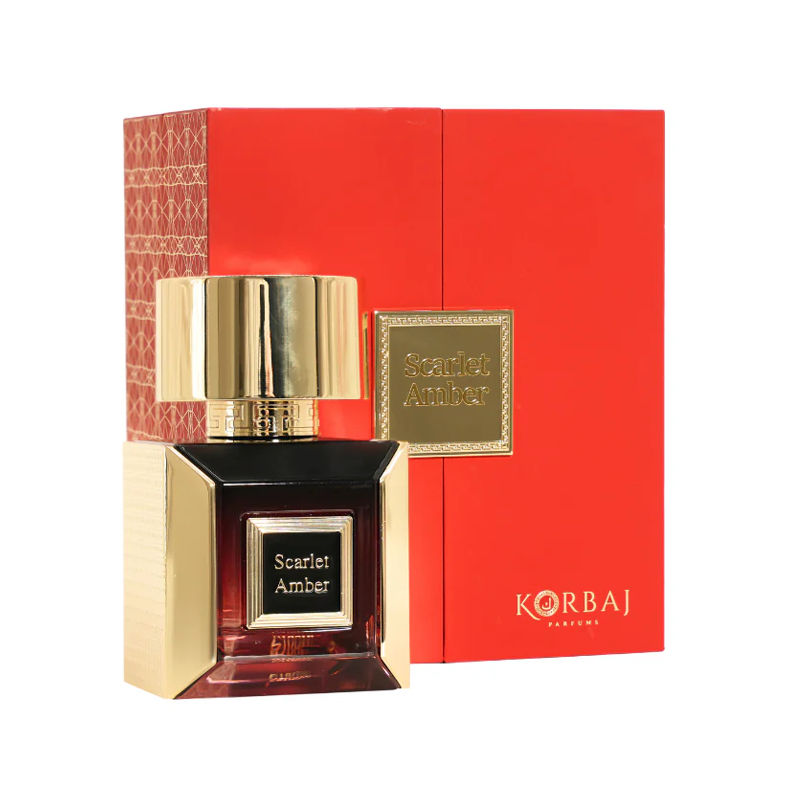 Korbaj scarlet amber — perfume unisex original en Colombia | Disfragancias