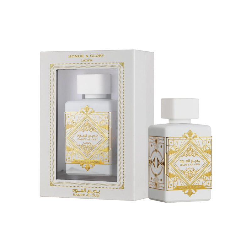 Lattafa Badee Al Oud Honor & Glory — perfume hombre original en Colombia | Disfragancias