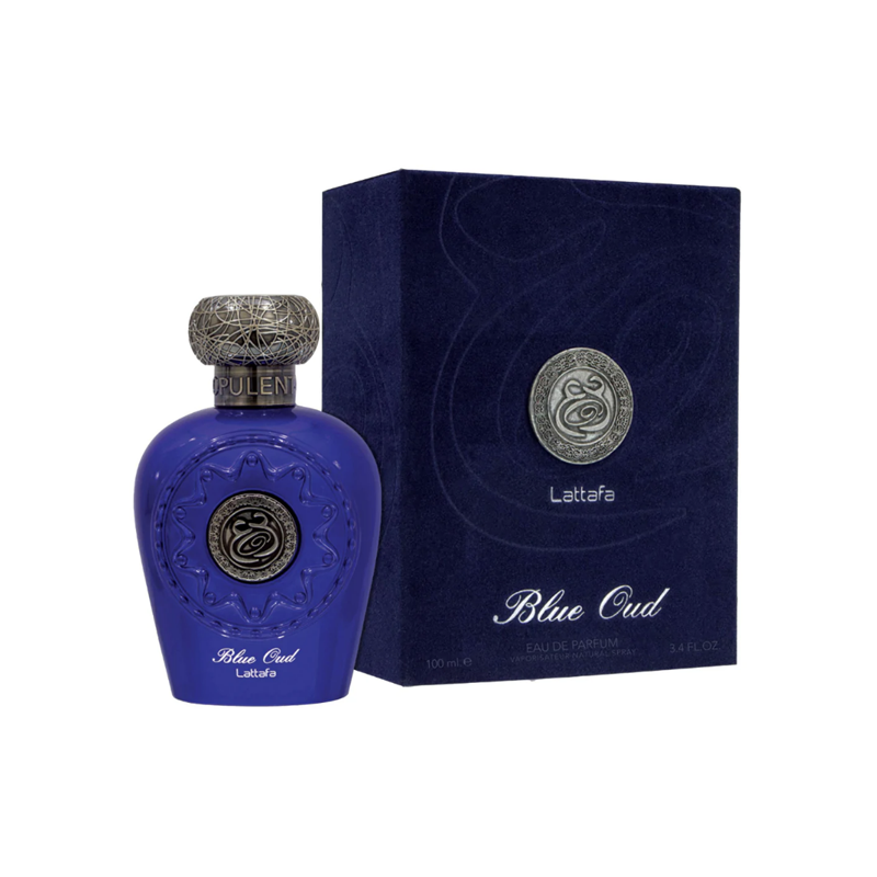 Lattafa Blue Oud — perfume hombre original en Colombia | Disfragancias