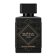 Lattafa Badee Al Oud Black Exposed