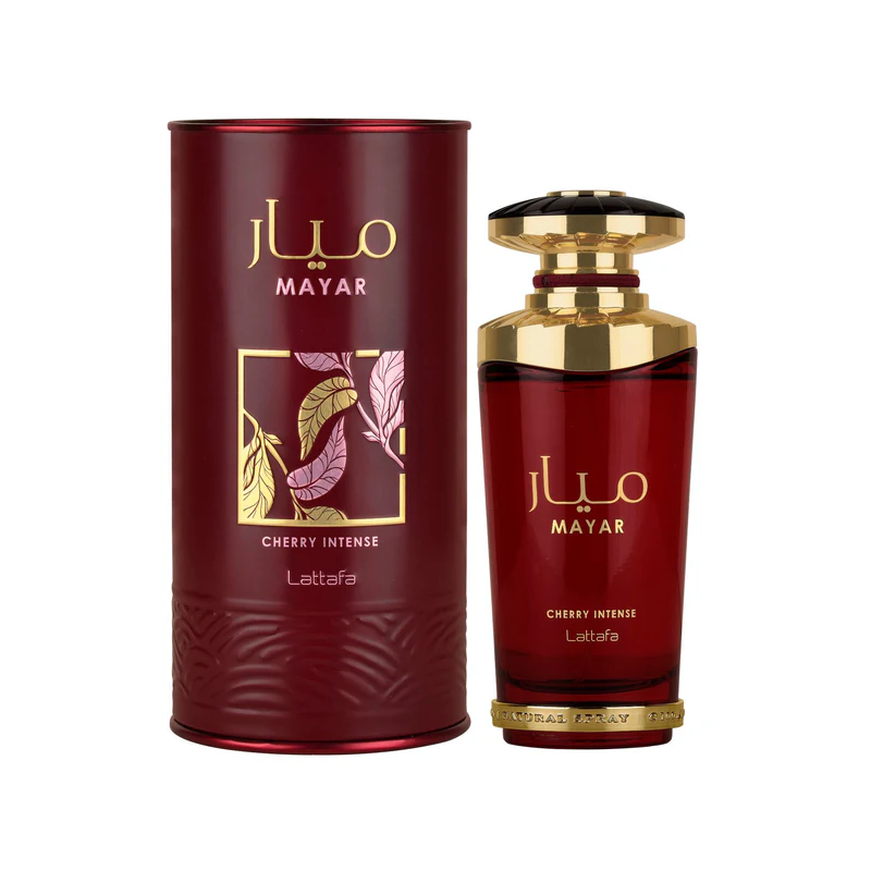 lattafa mayar cherry intense — perfume mujer original en Colombia | Disfragancias