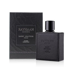 Rayhaan Dark Leather — perfume hombre original en Colombia | Disfragancias