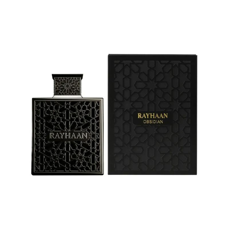 Rayhaan Obsidian — perfume hombre original en Colombia | Disfragancias