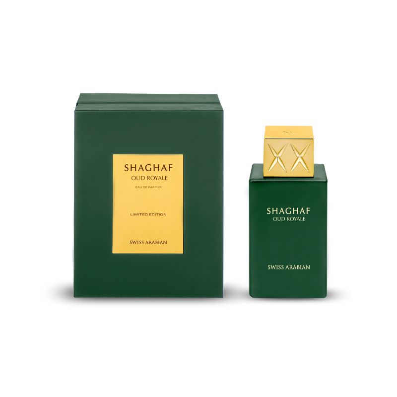 Swiss Arabian Shaghaf Oud Royale — perfume hombre original en Colombia | Disfragancias