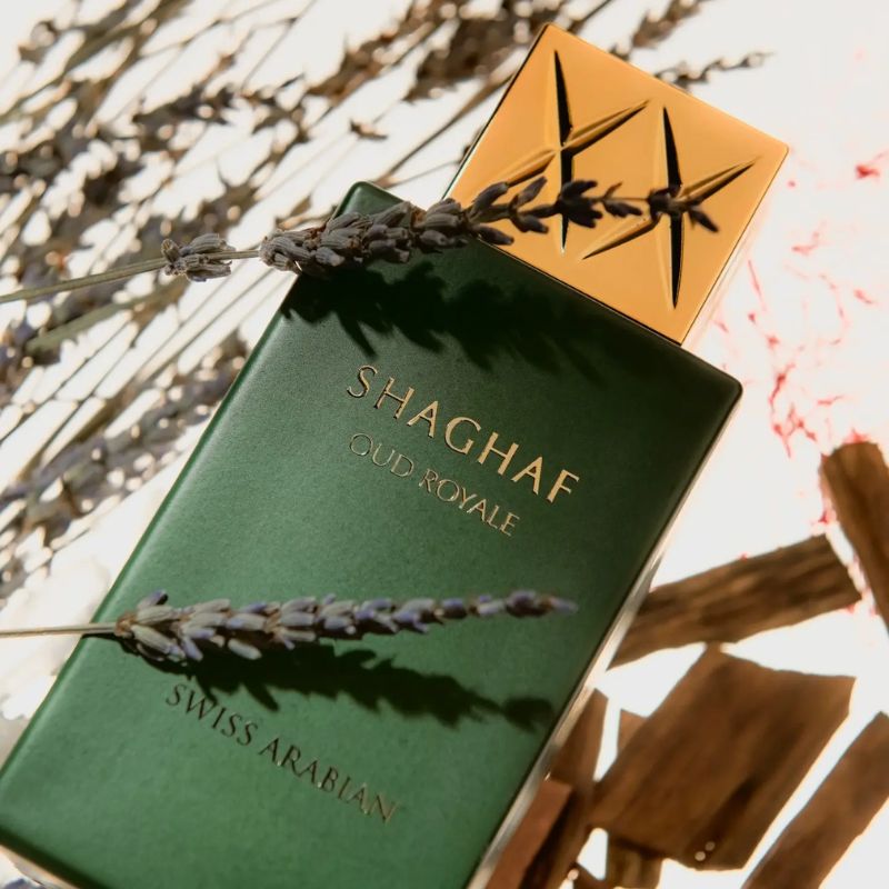 Swiss Arabian Shaghaf Oud Royale — perfume hombre original en Colombia | Disfragancias