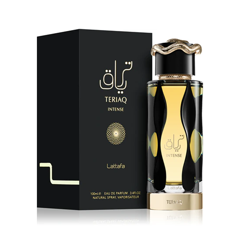 Lattafa teriaq intense — perfume unisex original en Colombia | Disfragancias