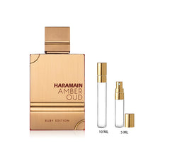 Al Haramain Amber Oud Ruby Edition — perfume unisex original en Colombia | Disfragancias