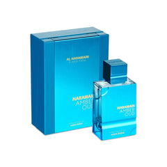 Al Haramain Amber Oud Aqua Dubai — perfume unisex original en Colombia | Disfragancias