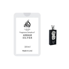 Lattafa Ansaam Silver — perfume hombre original en Colombia | Disfragancias