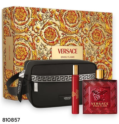 Versace eros flame set de regalo — perfume hombre original en Colombia | Disfragancias