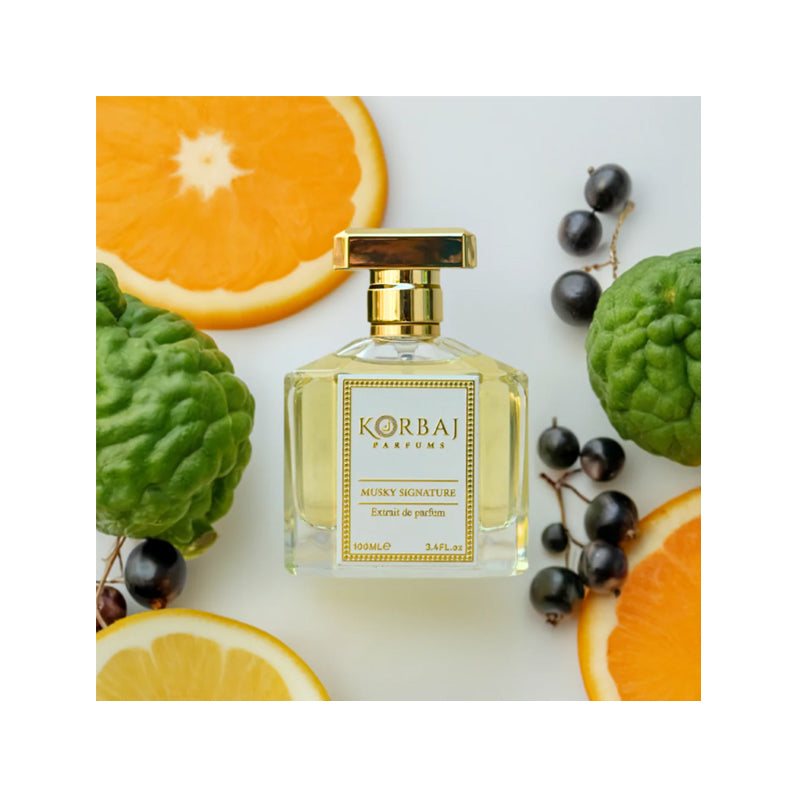 Korbaj Musky Signature — perfume unisex original en Colombia | Disfragancias