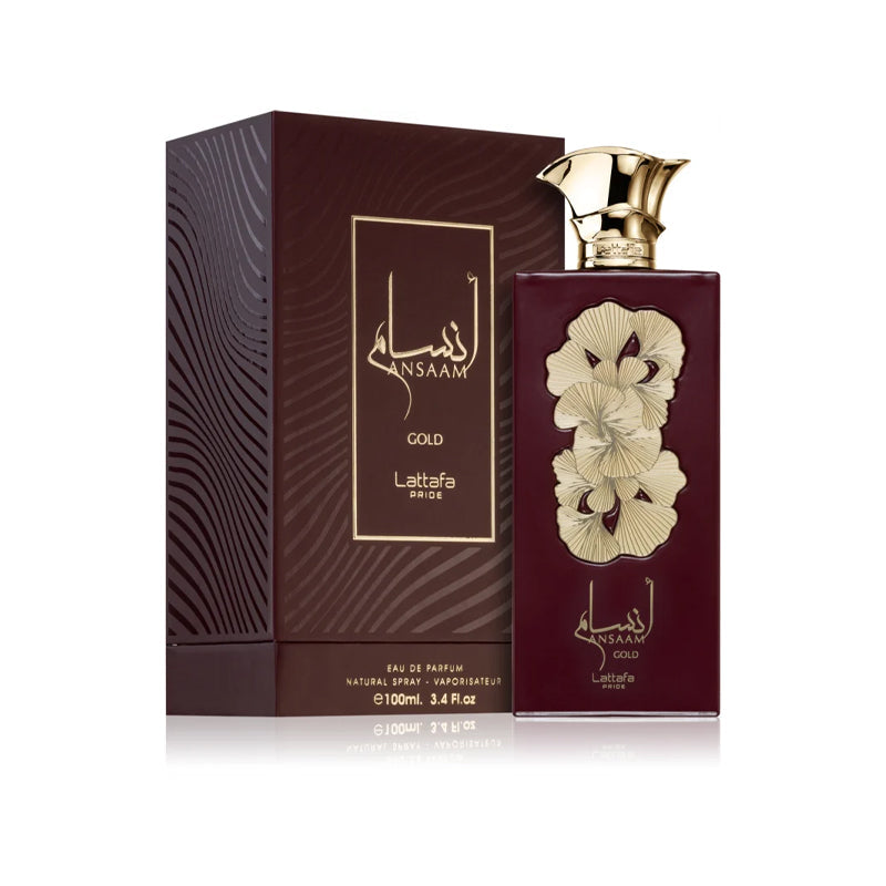 Lattafa Ansaam Gold — perfume mujer original en Colombia | Disfragancias