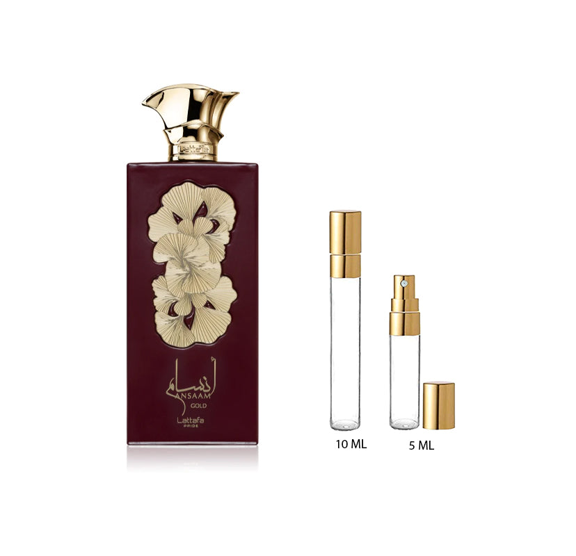 Lattafa Ansaam Gold — perfume mujer original en Colombia | Disfragancias