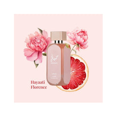 Lattafa Hayaati Florence — perfume mujer original en Colombia | Disfragancias