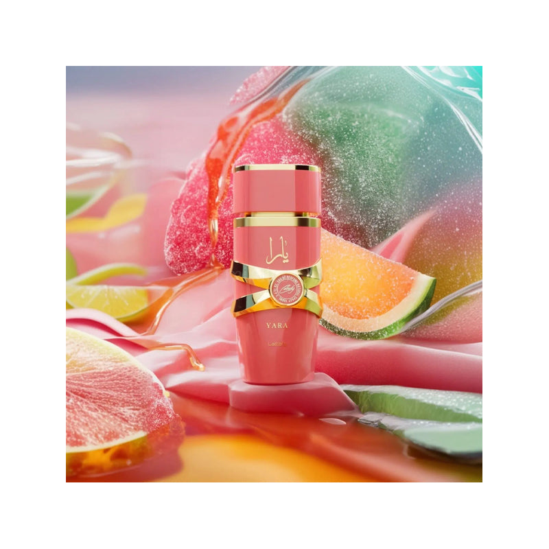 Lattafa Yara Candy — perfume mujer original en Colombia | Disfragancias