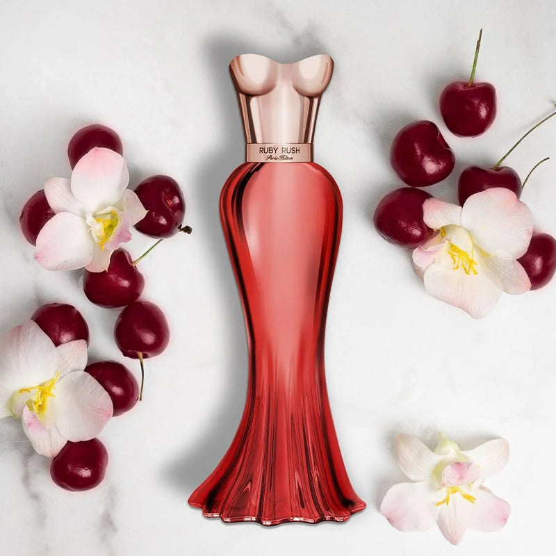 Paris Hilton Ruby Rush — perfume mujer original en Colombia | Disfragancias