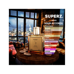 Superz Budapest Soho — perfume unisex original en Colombia | Disfragancias